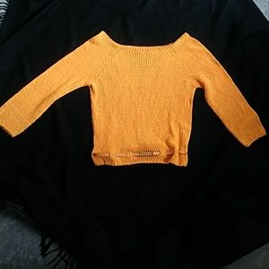 ESCADA ORANGE TOP W PULL THROUGH BELT, SMALL